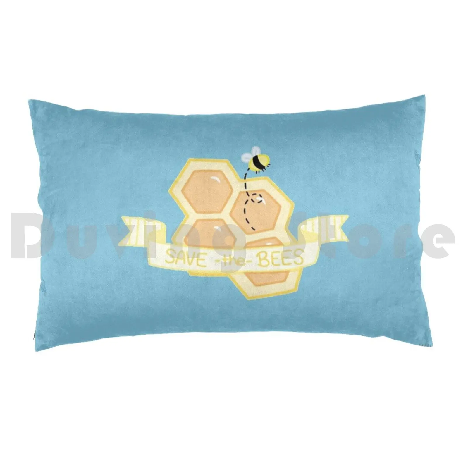 Save The Bees Pillow Case Printed 50x75 Save The Bees Bees Honey Bees Honey Orange Phone Laptop Cell Phone