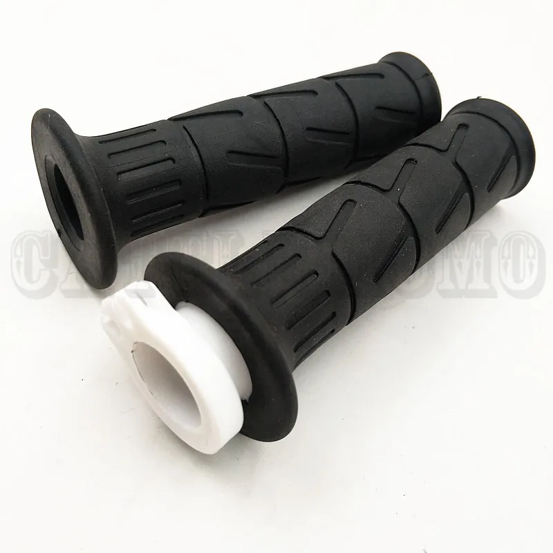 Motorcycle Handlebar Grip Rubber Gel Sleeve For Kawasaki Z750 Z800 Z1000 ZX-6R ZX-10R ZX-14R 1 Set 7/8