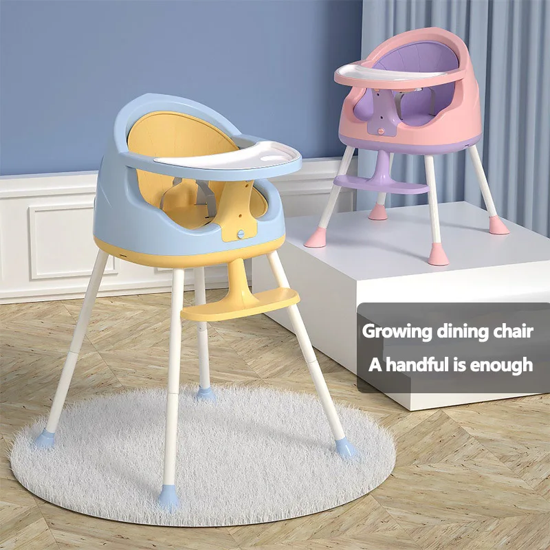 New Arrival Multi-Function Baby Feeding High Chair Toddler Folding Dining Table Chair Infant Booster Seat with Safe Meal Tray