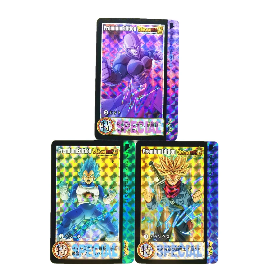 9pcs/set Super Saiyan Dragon Ball Z Signature Heroes Battle Card Ultra Instinct Goku Vegeta Game Collection Cards