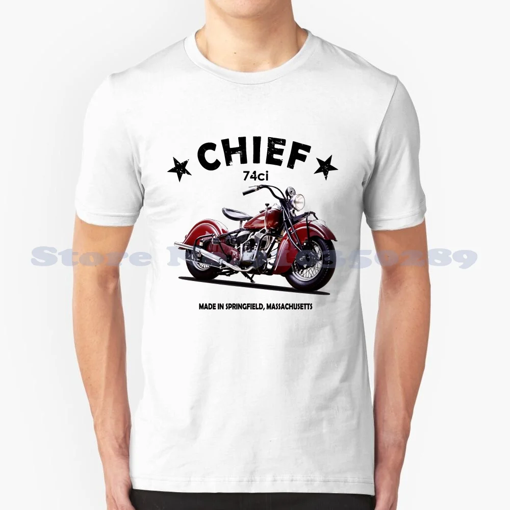 The Vintage Chief Motorcycle 100% Cotton T-Shirt Chief 1941 Vintage Chief Motorcycle Vintage Vintage Motorcycle Transportation