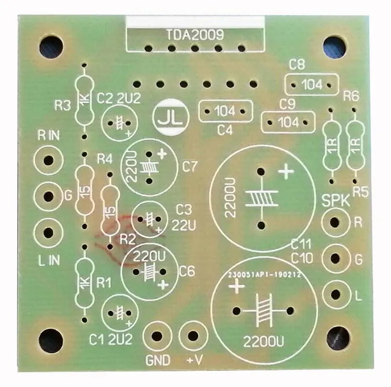 

TDA2009 PCB OTLBTL HIFI Dual channel circuit board