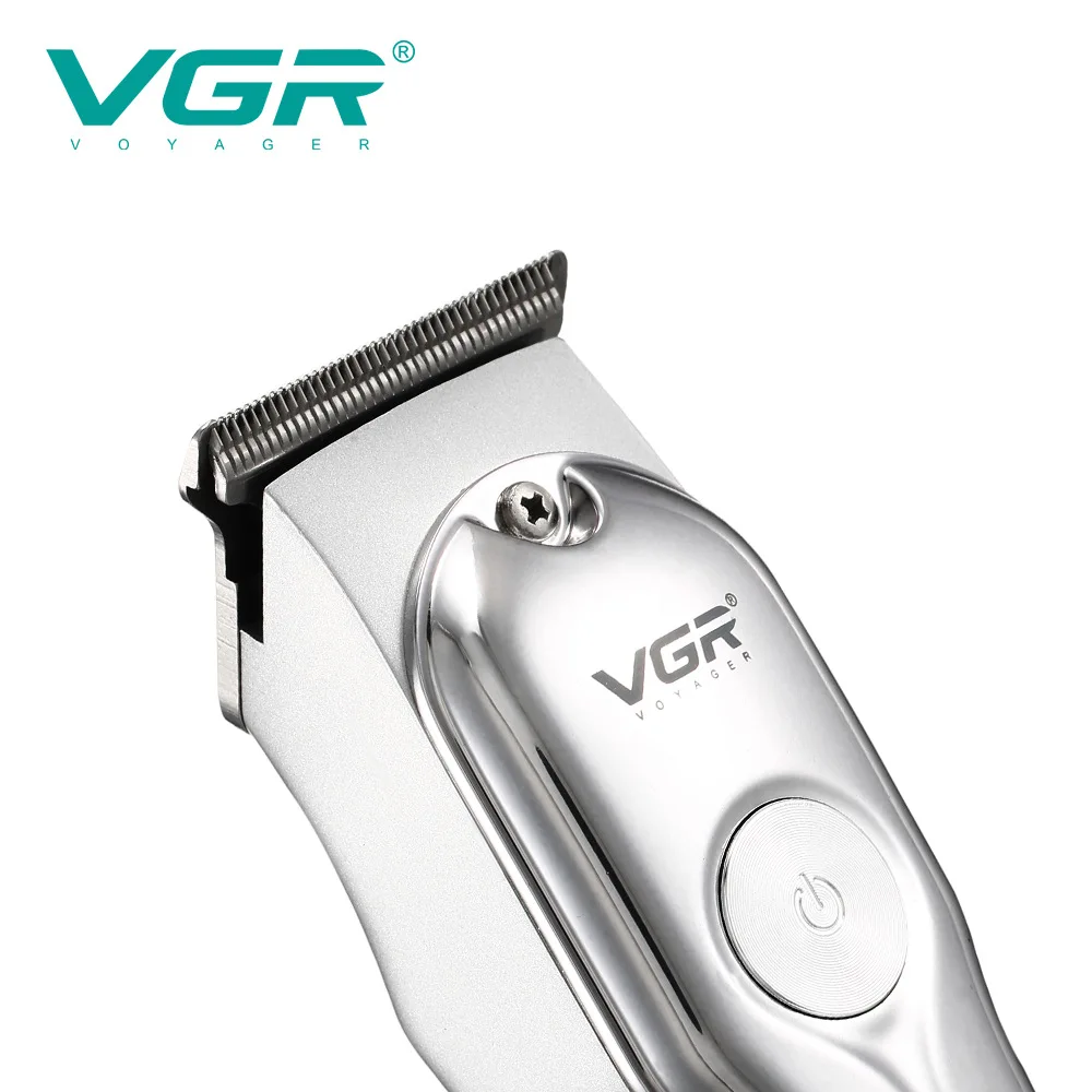 VGR Professional Barber Hair Trimmer Rechargeable Hair Clipper for Men Beard Trimer Hair Cutting Machine T-blade Haircut Tool