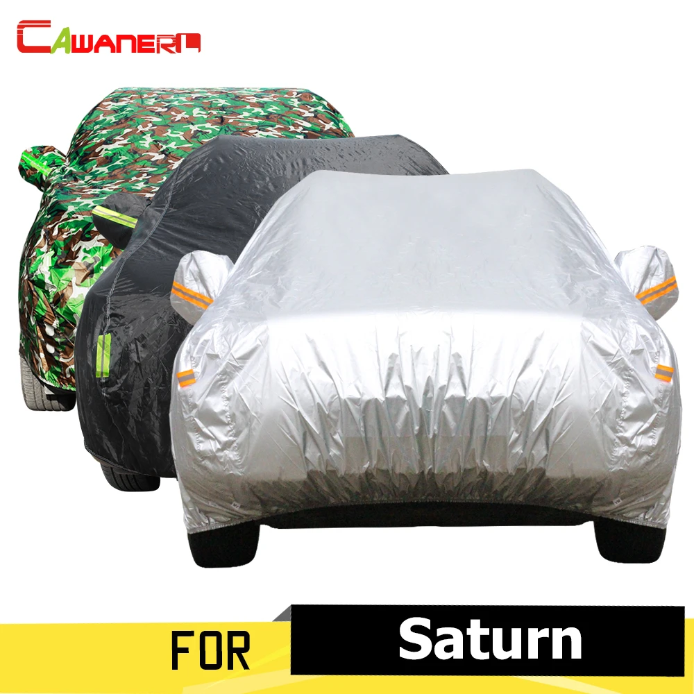 

Cawanerl Car Cover Vehicle Sun Anti UV Snow Rain Protector Dustproof Cover All Season Suitable ! For Saturn Ion Aura Astra Relay