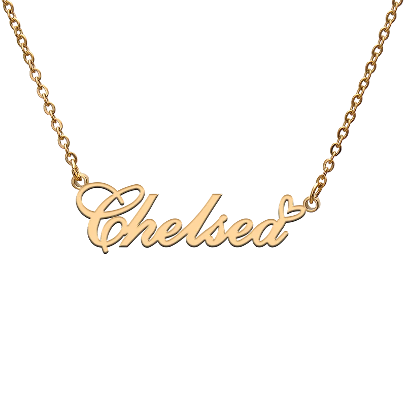 

Custom Personalized Name Necklaces for Chelsea Best Friends Birthday Christmas Mother Days Jewelry Gifts