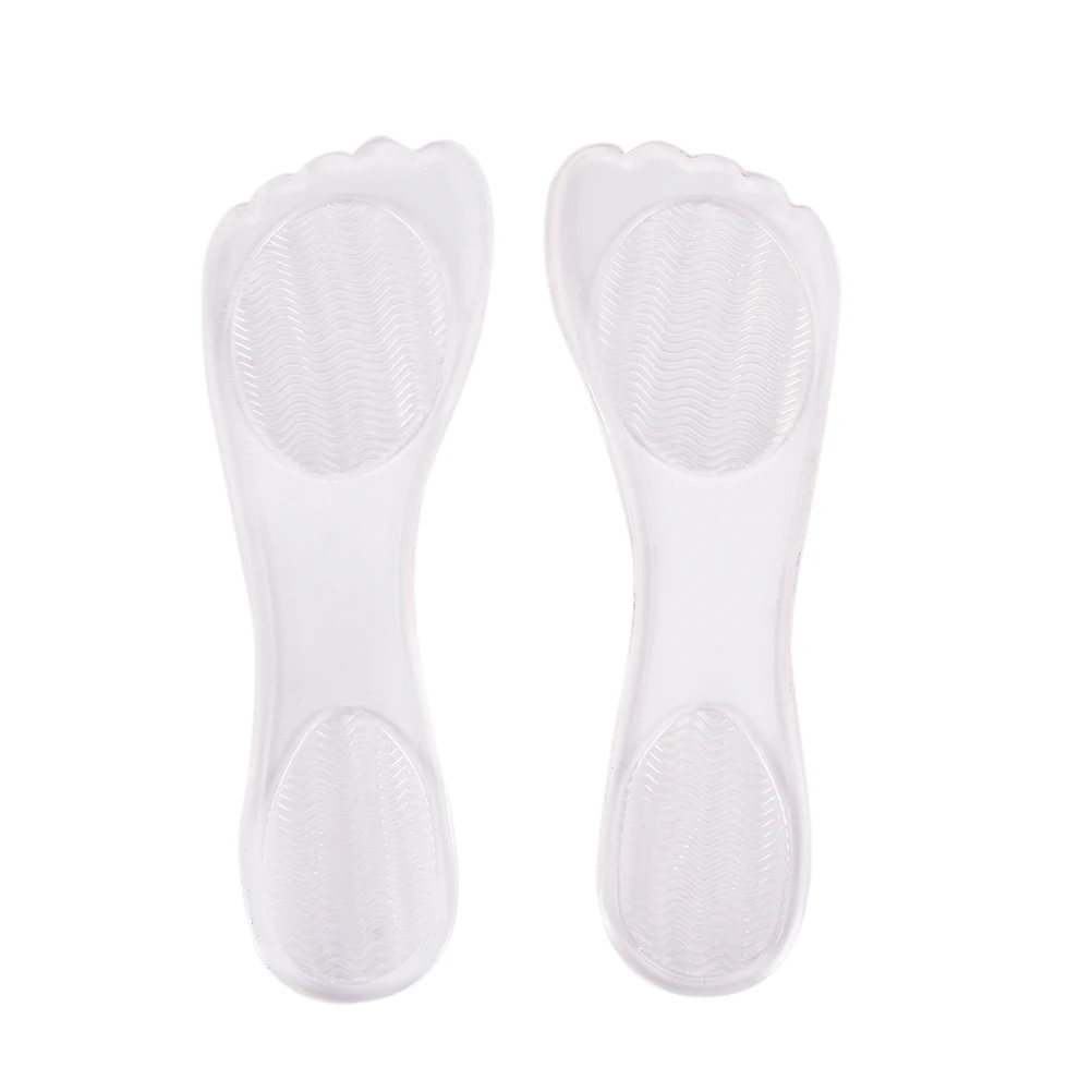 1pair Shoes Accessories Silicone Gel Arch Support Insoles Inserts Pads Cushion For Women Female High Heels Sandals Shock Pad