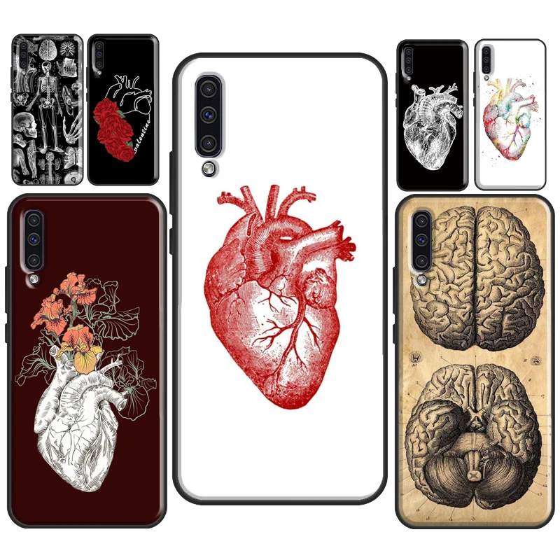 Human Heart Anatomy Case For Samsung A21S A20e A11 A31 A41 A51 A71 A50 A70 A30 A02 S A12 A32 A42 A52 A72 Coque