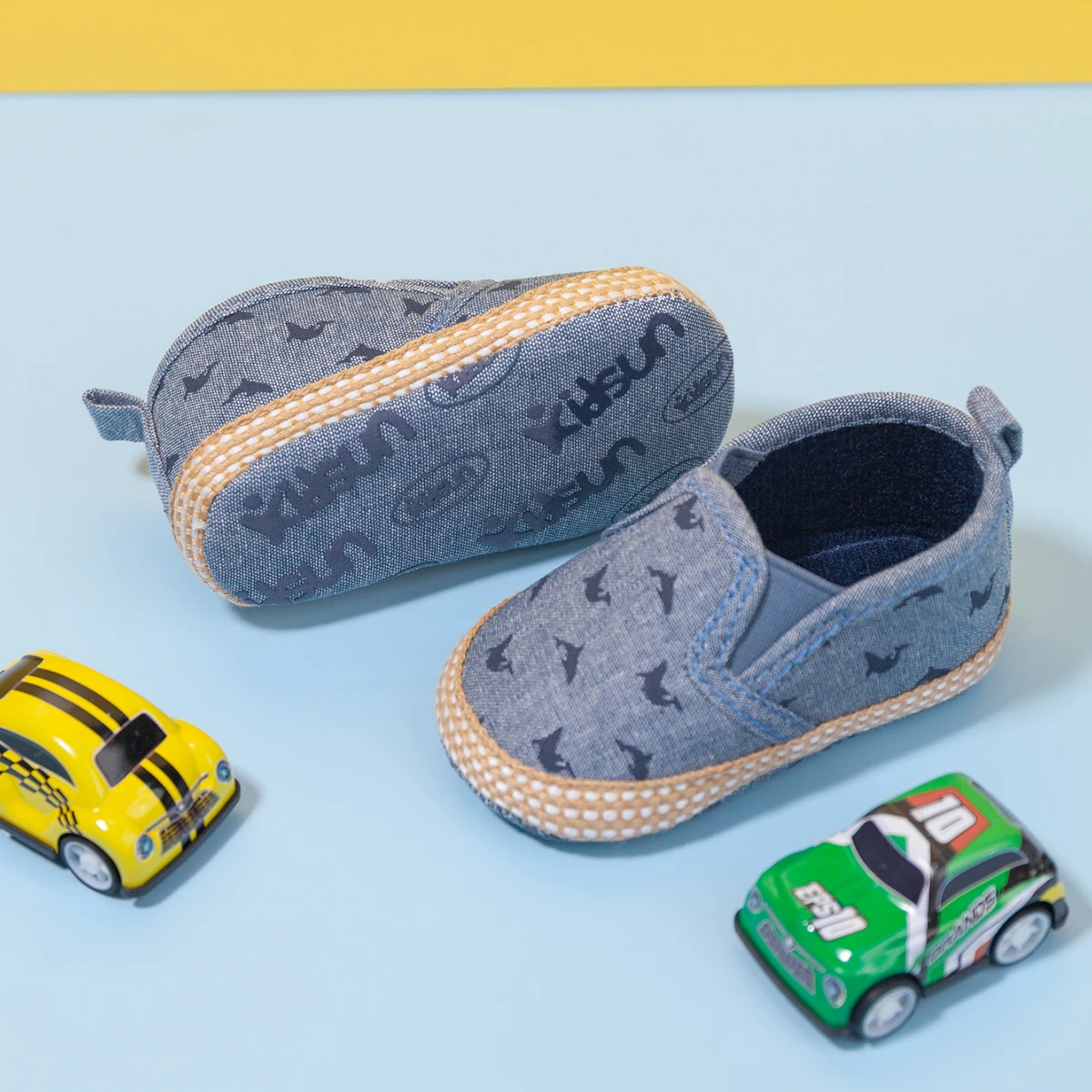 เมคิออร์แฟชั่นรองเท้าเด็กแบบสปอร์ตแบบลำลองรองเท้าเด็กผ้าฝ้ายพื้นรองเท้านุ่มกันลื่นรองเท้าเด็กวัยหัดเดินระบายอากาศได้รองเท้าเด็กแบบสวมคลาสสิก 0-18M