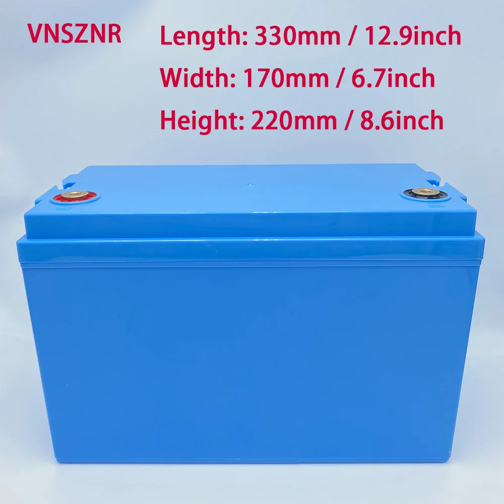 

LiFePO4 Battery Lithium 12V 100Ah Storage Box Case Organizer Apply for Energy Solar,Off grid, RV, etc