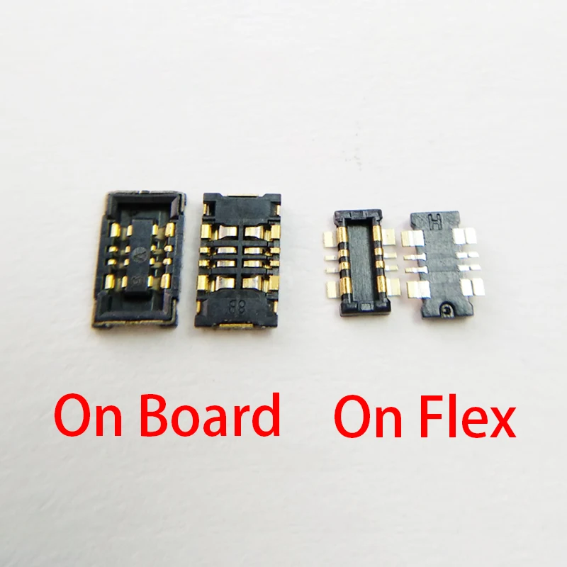 10PCS FPC Connector Battery On Board For Samsung Galaxy A20E A202F A202FN A10E A102 A21S A217 S20 FE G780F Clip Holder On Flex