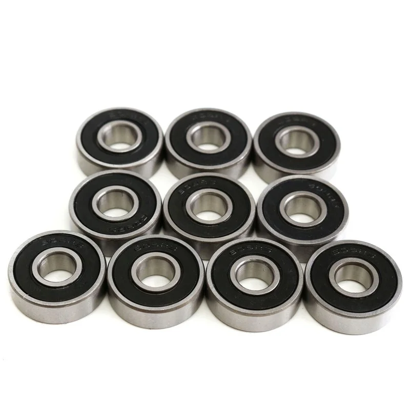 10PCS 608 2RS Bearing 8*22*7 mm Skateboard Wheels Bearings Miniature Skate Roller 608-2RS 608 RS