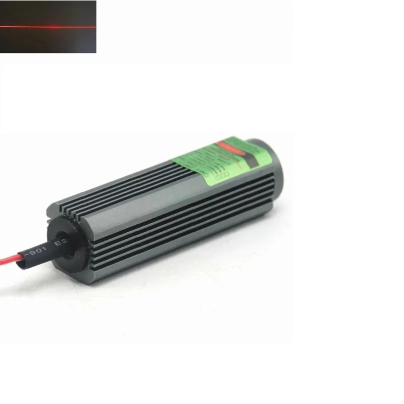 Il fascio di linea del modulo laser rosso impermeabile 650nm 100mw illumina 5V 25x75mm con cavo