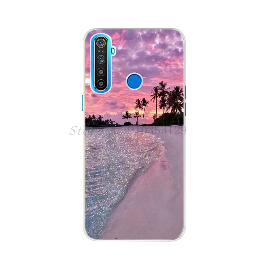 For Realme 5 Case Silicone Soft TPU Rainbow Printing Phone Cover For OPPO Realme 5 Pro RMX1911 Realme5 5i 5Pro Coque Skin Fundas