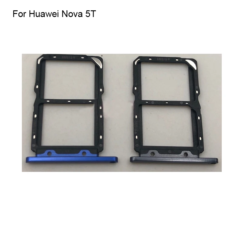 100% New SIM Card Tray For Huawei Nova 5T SD Card Tray SIM Card Holder SIM Card Drawer For Huawei Nova 5 T