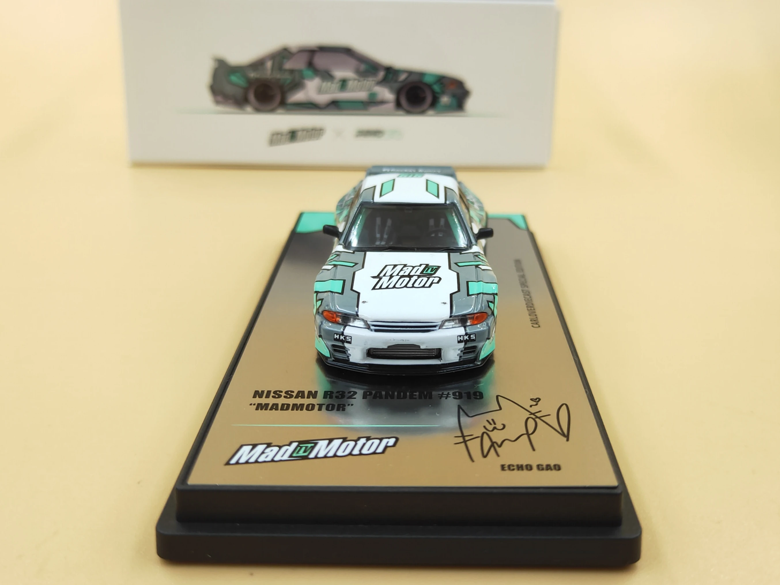 مجموعة INNO 1:64 مجموعة نيسان GTR R32 من زخرفة السيارات من سبيكة الصب