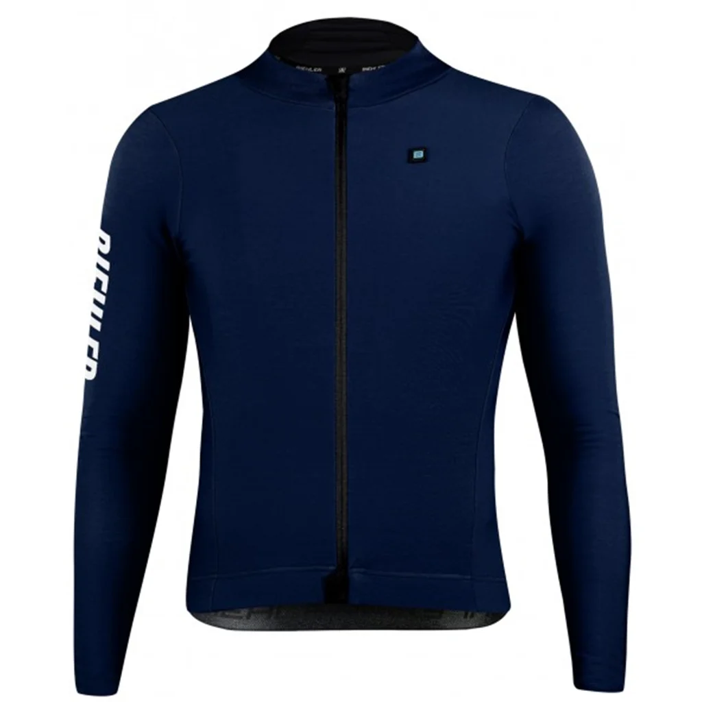 Winter SYNDICATE Thermal Jersey Blue Warm Long Sleeve Cycling Jackets Ropa Ciclismo Maillot Hombre Bicycle Men\'s Windbreaker Top