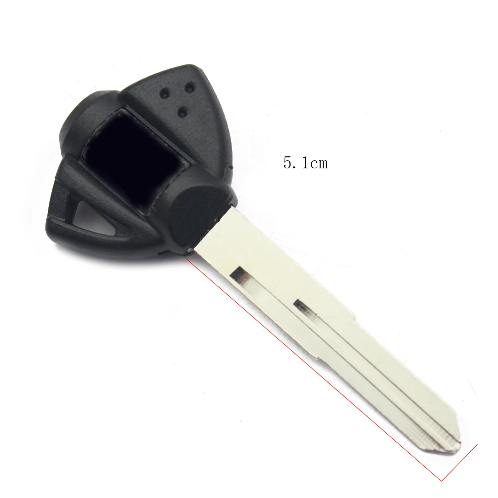 Key Cut Blade Can Be Loaded With Chips 1 Blank Motorcycle Keys For SUZUKI GSR400 GSR600 06-12 GSR750 11-12 SFV650 SFV400