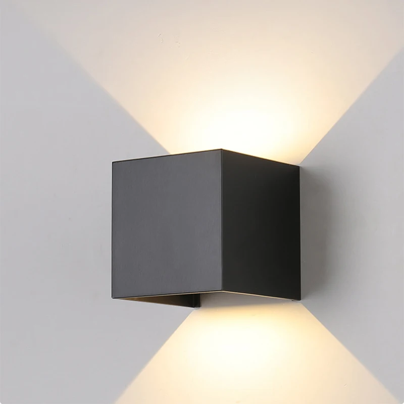 Applique murale LED étanche conforme à la norme IP65 12W, Simple et ajustable pour l\'intérieur et l\'extérieur, véranda, couloir, chambre à coucher