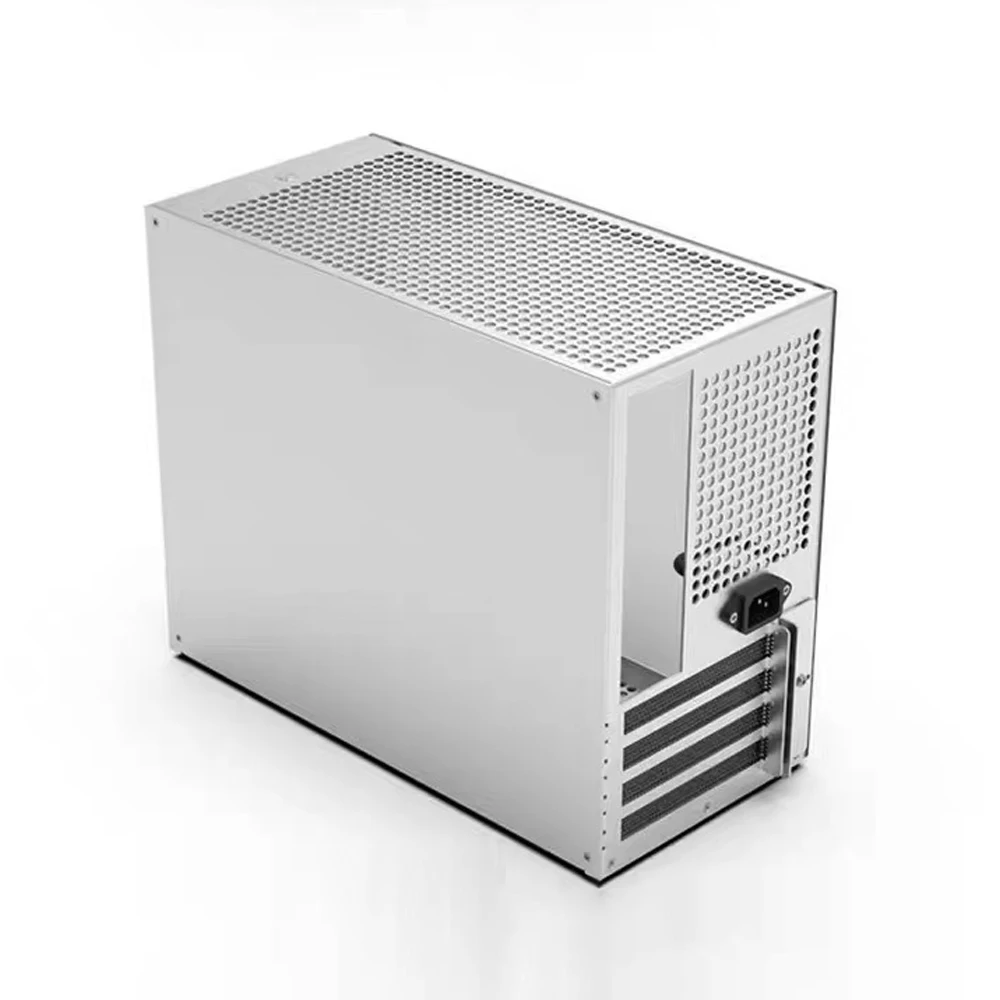 ZZAW C2 Mini Itx Aluminum Alloy  Computer Pc Case  MATX Motherboard ATX Power Desktop  Portable  Chasseis DIY