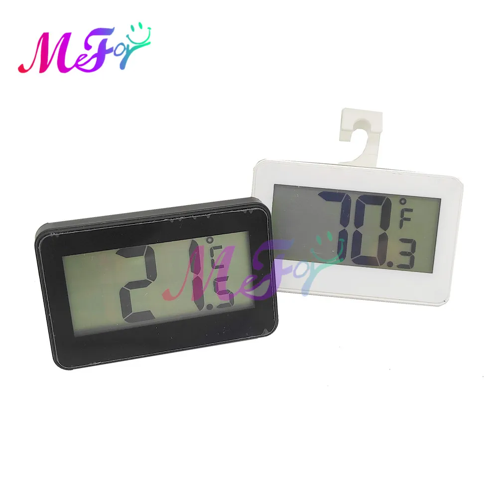 LCD Electronic Digital Temperature Meter Measurement Hang Or Stand Home Indoor Kitchen Refrigerator Thermometer C/F