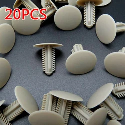 20 piezas para Interior de coche, Clips de techo, remache de fijación, tapa de rosca, Panel de ajuste, retenedor POM, sujetador para Toyota 63399 ~ 26050