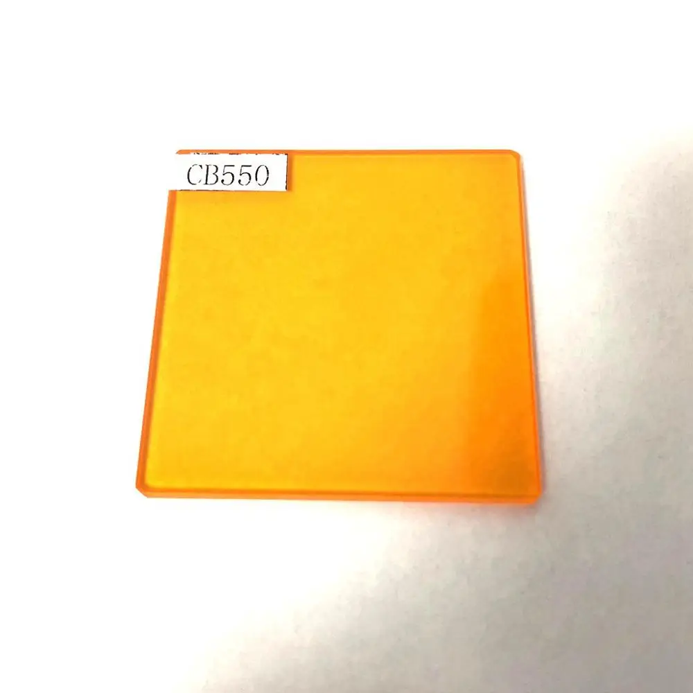 550nm Orange สี High Pass Filter แก้ว CB550