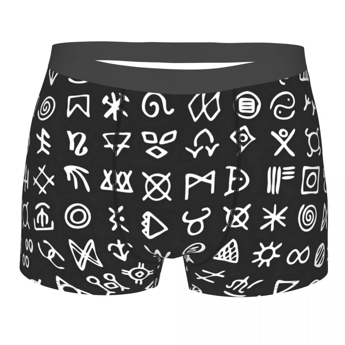 

Norse Scandinavian Vikings Like Letters Futhark Underpants Breathbale Panties Male Underwear Print Shorts Boxer Briefs