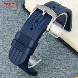 Fluororubber Watchband 20mm 22mm dustproof Rubber bracelet for omega seiko huawei Samsung  watches band brand sport watch strap