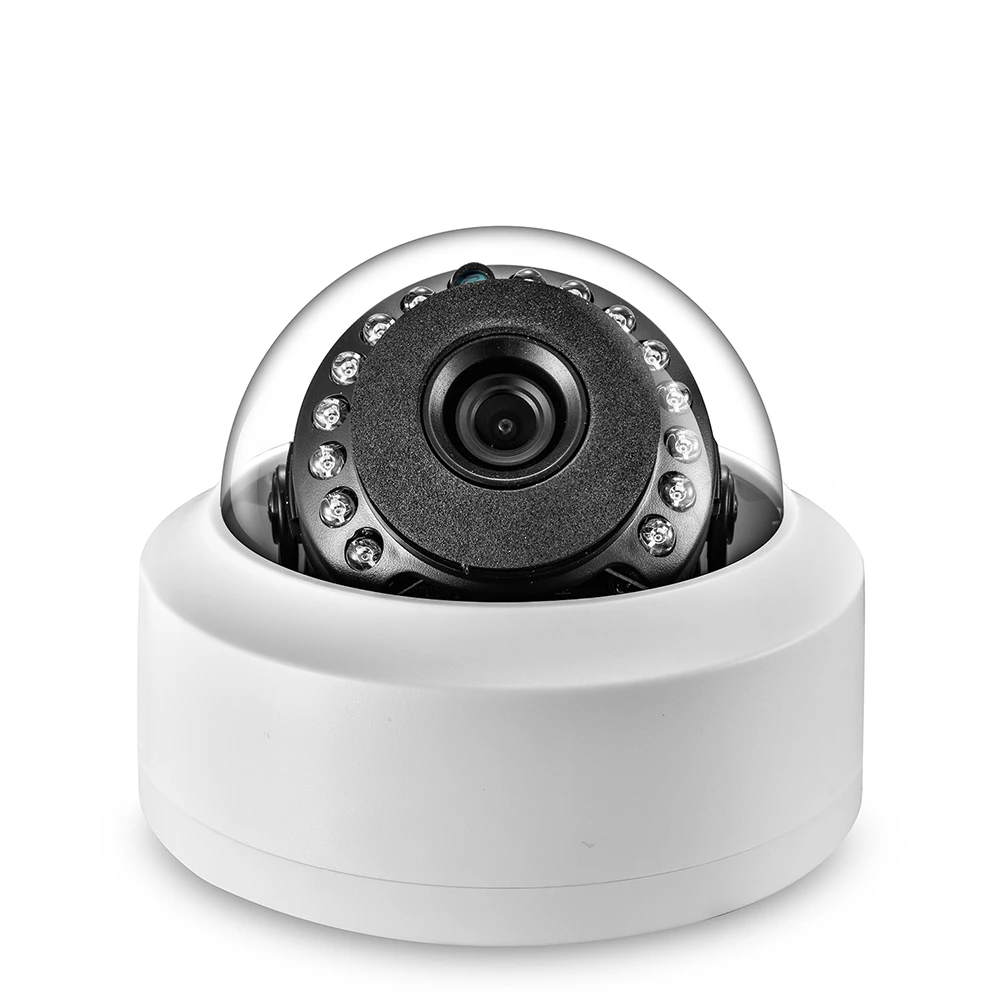 Vandalproof 5MP Video Camera AHD Full HD 1080P 4MP OSD Cable Metal Home Security Indoor Fisheye 180 Degree CCTV Infrared Camera