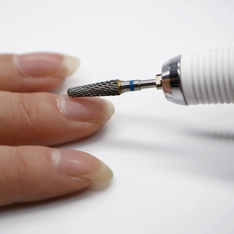 Fresas de acero de tungsteno para manicura, eliminación de esmalte de Gel, brocas de uñas, herramientas de equipo eléctrico