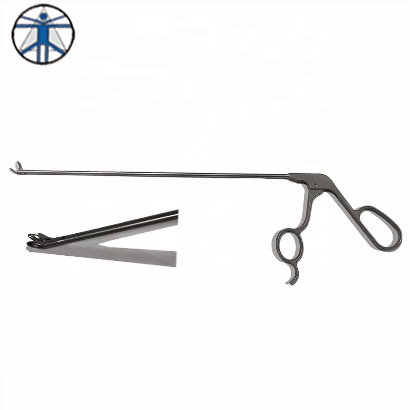 

3.5*130mm 10mm interlaminar spine endoscope 15degree nucleus pulposus forceps