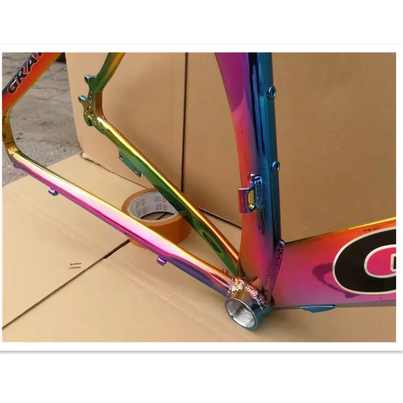 Gray F15 Road Bike Frame Aluminum Alloy Road Bicycle Frames Disc