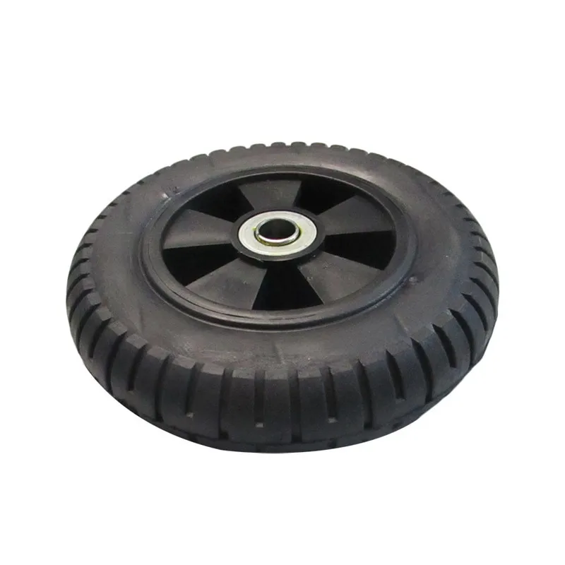 

9 Inch Wheels Gasoline Diesel Engine Push Wheel Solid Rubber Wheels Trolley Wheel Industrial Shock Absorber