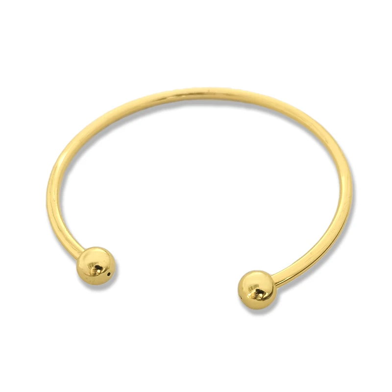Dinglly High Quality Opening Bangle & Bracelet Fit Original Beaded Charm Bracelets DIY Women Kid Children Jewelry Gift