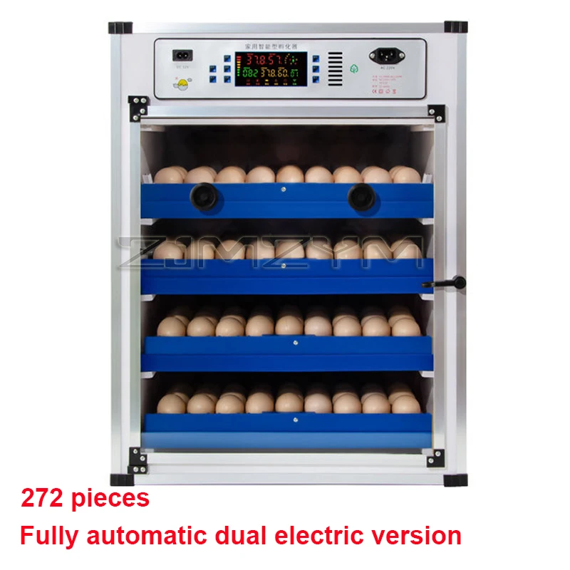 

272 Eggs Intelligent large and medium-sized incubator household full-automatic incubator chicken duck goose quail incubator