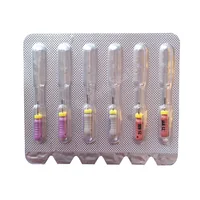 Archivos dentales C + endodónticos c-pilot, archivos C de acero inoxidable 6-10 #6 unids/lote/paquete, archivos de Canal radicular de 25mm para odontología endodóntica
