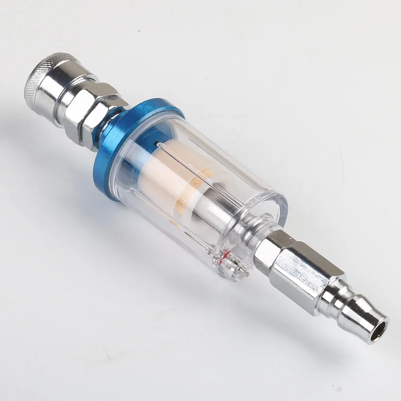 Inline Air Oil Water Separator Filter Kit for Compressor Spray Paint Gun Tool