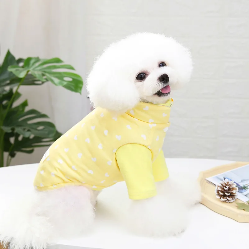 

Cat Dog Coat Outfit Reversible Dog Jacket Winter Puppy Garment Pomeranian Bichon Yorkshire Terrier Poodle Shih Tzu Pet Clothing