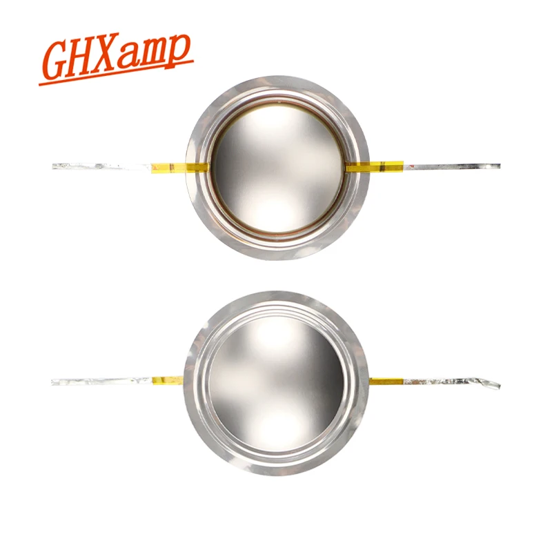 Ghxamp 35.5mm Tweeter Voice Coil 35 Core Treble Voice Coil 8ohm Round Copper Winding Titanium Diaphragm For Stage Speakers 2PCS