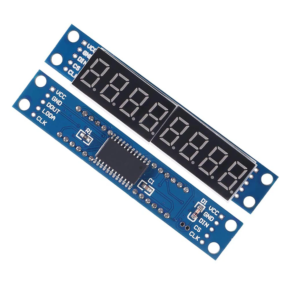 8 Digit 7 Segment Module MAX7219 8 Bit Digital Segment Tube LED Display Module For Arduino MCU/51/AVR/STM32