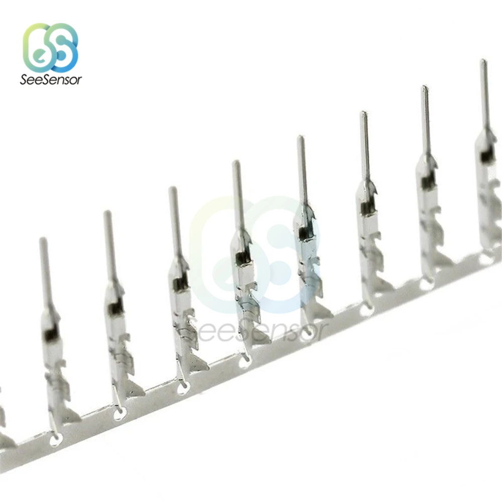 100 pezzi maschio 100 pezzi passo femmina 2.54mm fila singola Dupont Reed Dupont ponticello cavo cavo Pin terminale connettore