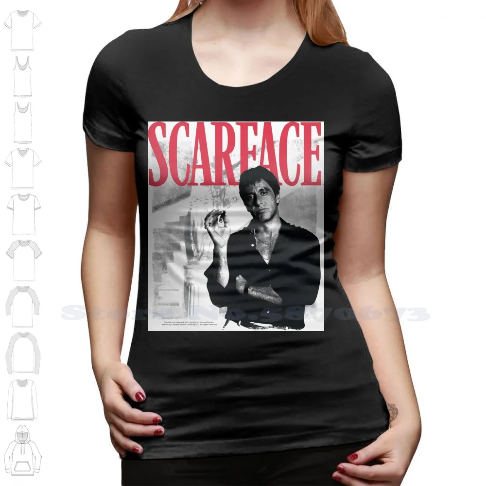 Good Quality Brand Cotton Shirt Summer Style Cool Shirts Scarface Stairway T Shirts For Men Women Or Kids