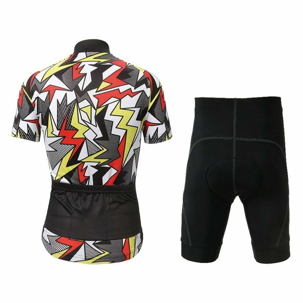 Bike Jersey Set Pro Team 2021  Cycling Clothing Summer Short Sleeve Cycling Suit Men\'s Top and Bottom Bib Shorts Kit