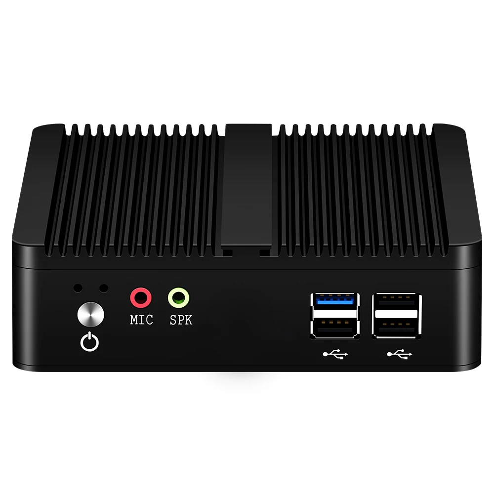 XCY-Mini PC sin ventilador, J1900 Intel Celeron, Windows 10 7, Linux, cliente Delgado, Pfsense, Micro puerto Lan, Tv, ordenador de escritorio NUC