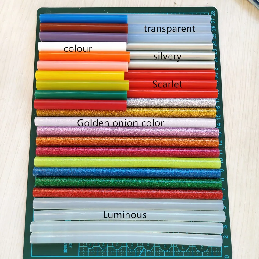 25 Con 11X200Mm Nhiều Màu Phối Keo Gậy Vintage Hàn Kín Sáp Bao Lời Mời Tem An Ninh Bao Bì dụng Cụ Sửa Chữa