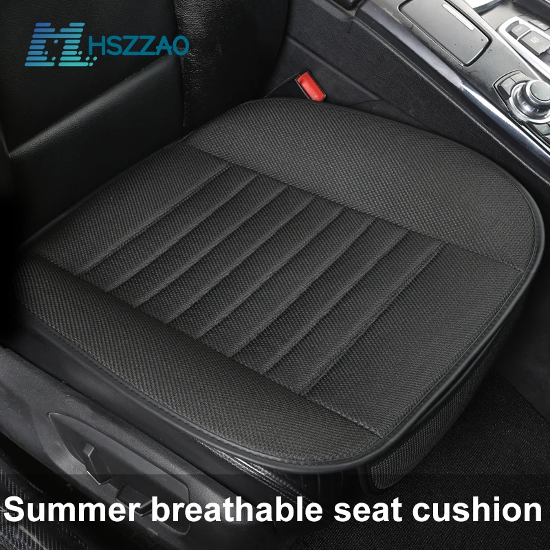 Ultra-Luxury Car Seat Protection Single Seat Without Backrest Breathable Ice silk Car Seat Cover For Most Four-Door Sedan&SUV