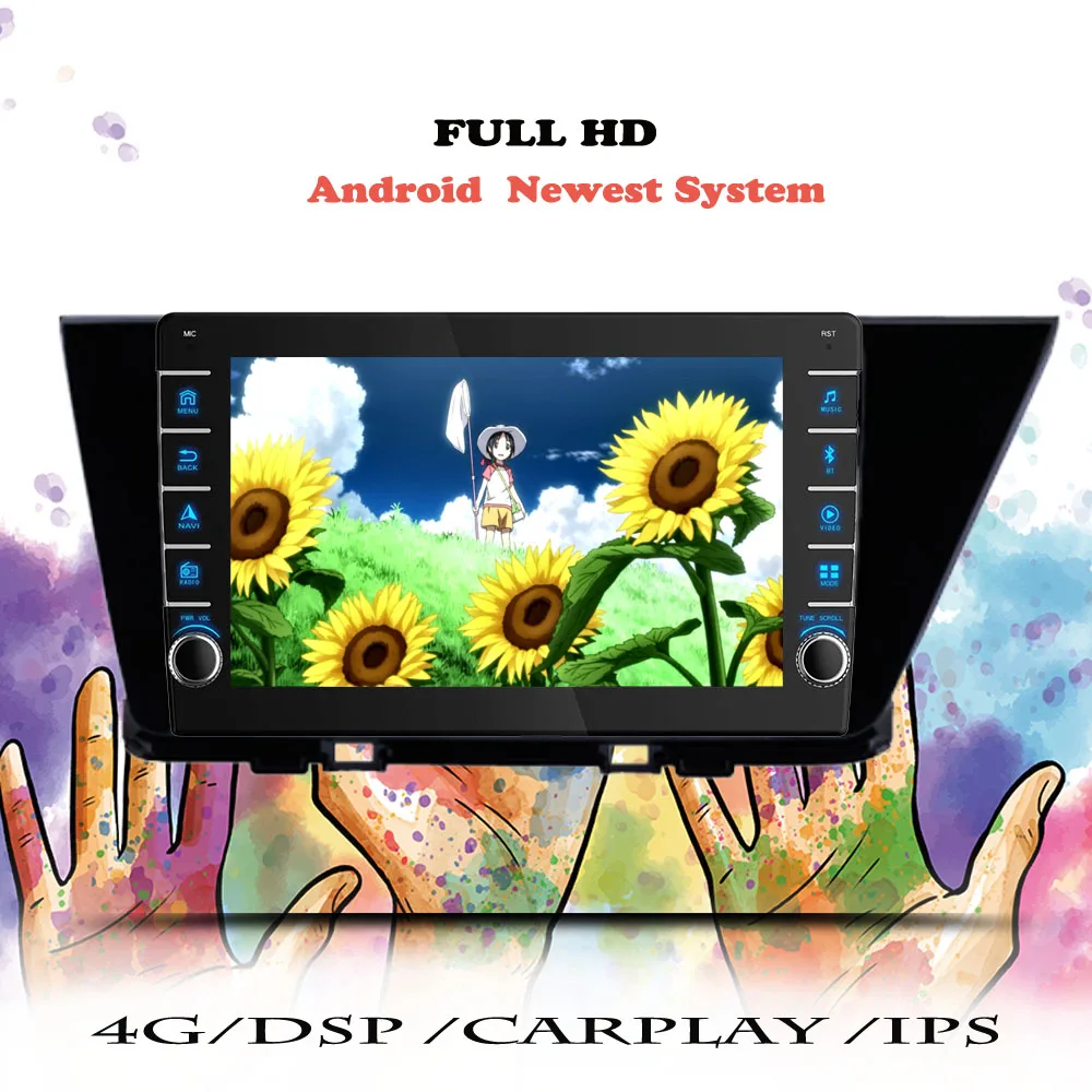 Android 14 Car Radio Carplay For KIA NIRO 2016 2017 2018 2019 2020 Navigation GPS Multimedia Player 2 din DVD Tape Recorder