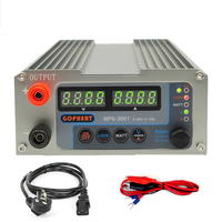 New Gophert NPS-3001 0-30V 0-10A Adjustable Digital DC Switching Power Supply 110/220VAC to 30VDC 10A Power replace CPS-3010