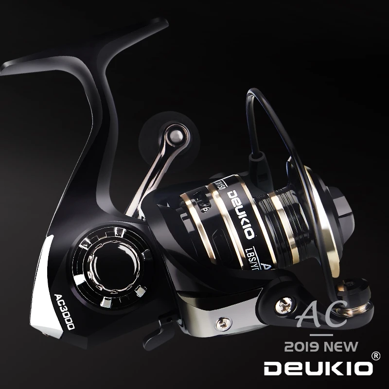 DEUKIO Fishing Reel Spinning 8KG Max Drag Metal Stainless Steel Handle Saltwater reel for fishing