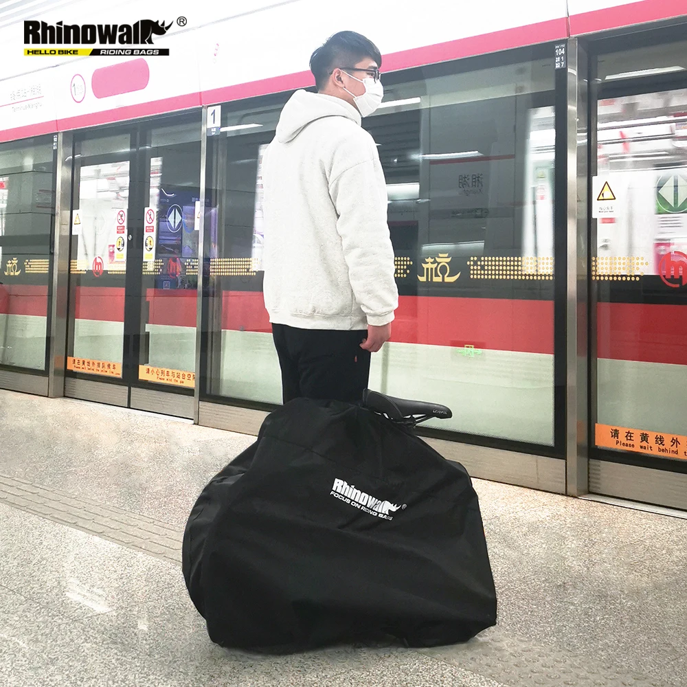 Rhinowalk 16/20 Inch Rainproof Lightweight Folding Bicycle Storage Bag Portable Bicycle Bag Bike Carry Bag Bicycle Accessories